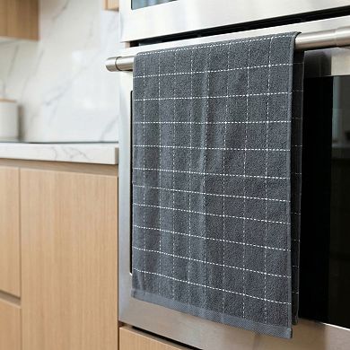 Pure Cotton Dish Cloths for Kitchen, 2 Pack Highly Absorbent Kitchen Towels for Cleaning 15" x 25"