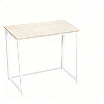 Small Folding Desk for Space Saving - Easy Assembly, Portable, Lightweight