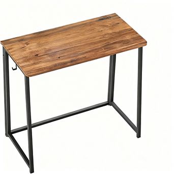 Small Folding Desk for Space Saving - Easy Assembly, Portable, Lightweight