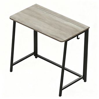 Small Folding Desk for Space Saving - Easy Assembly, Portable, Lightweight