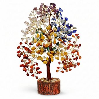 Chakra Crystal Tree for Home Office Decor Positive Energy