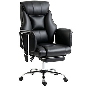 HOMCOM Massage Office Chair with 6 Points Vibration, Desk Chair