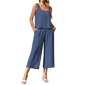 Ekouaer Nightgown Women Nightwear Pajama Sets Nighty Suit Casual Sleepwear Housewear