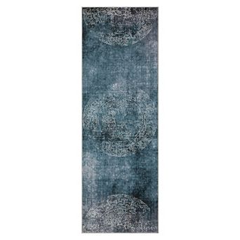 Contemporary Area Rug Non Slip Vacuum Clean Ultra Thin Stain Resistant Carpet for Living Room