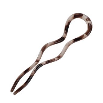 Wave U-shaped Hair Pin for Women 4.92"x1.38" 1 pc