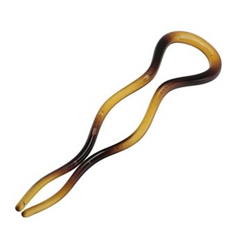 Wave U-shaped Hair Pin for Women 4.92"x1.38" 1 pc