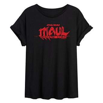 Juniors' Star Wars: Maul - Shadow Lord Oversized Tee