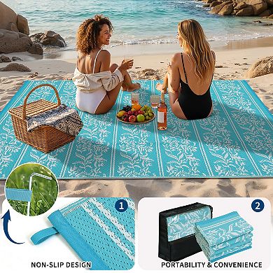 ANIXOL Reversible Waterproof Outdoor Rug