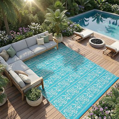 ANIXOL Reversible Waterproof Outdoor Rug