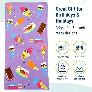 Sweet Dreams 100% Cotton Beach Towel