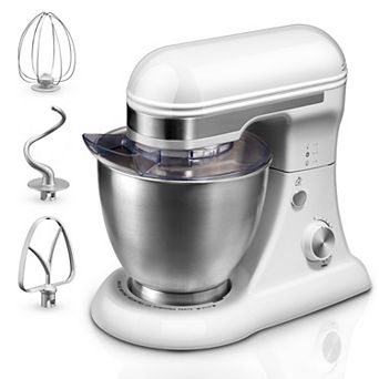 4.8-qt Stand Mixer 12 Speeds Tilt Head Electric Mixer with Dough Hook Whisk Beater