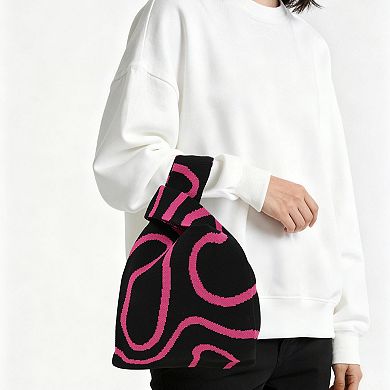 Knitted Wrist Bag 1 Pc