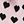 Black Pink Hearts