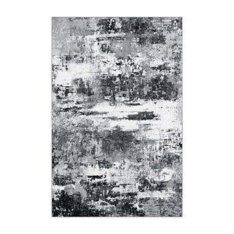 Abstract Area Rug, Machine Washable Living Room Rug Non-Slip Indoor Carpets for Bedroom Dining Room