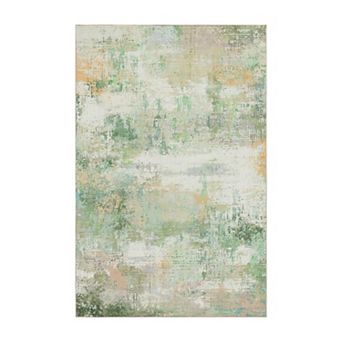 Abstract Area Rug, Machine Washable Living Room Rug Non-Slip Indoor Carpets for Bedroom Dining Room