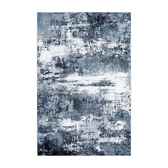 Abstract Area Rug, Machine Washable Living Room Rug Non-Slip Indoor Carpets for Bedroom Dining Room