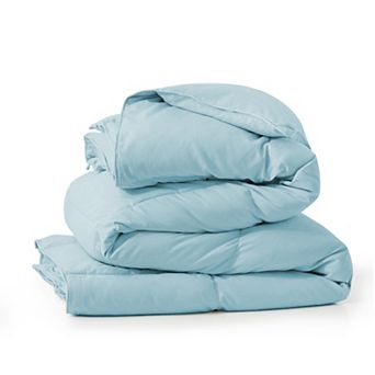 Unikome Ultra Soft Lightweight White Goose Down Feather Fiber Comforter