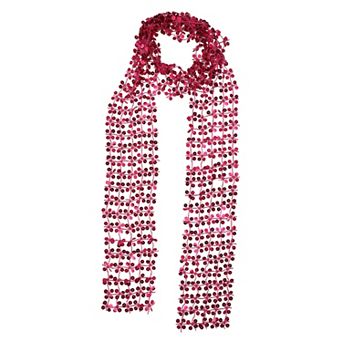 Sequined Cut-Out Scarf 1 pc