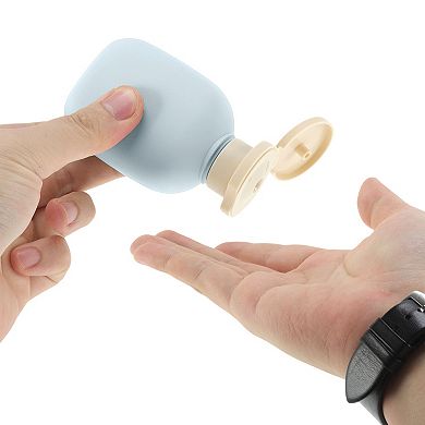 Refillable Flip Cap Travel Container Set 3.4oz 3Pcs