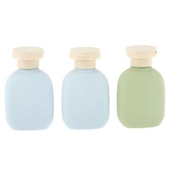 Refillable Flip Cap Travel Container Set 3.4oz 3 pc
