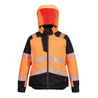 Portwest Womens/Ladies PW3 Hi-Vis Winter Jacket