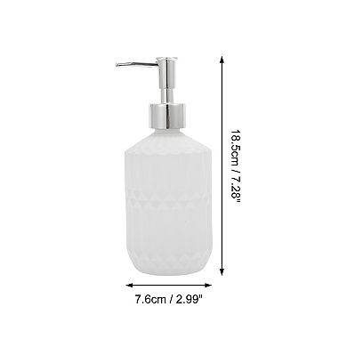 Round Bottom Grain Soap Dispenser 13.53oz 1 Pc
