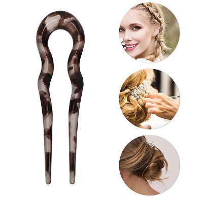 Grace U-shaped Hair Pin 5.12"x1.38" for Women 1 Pc