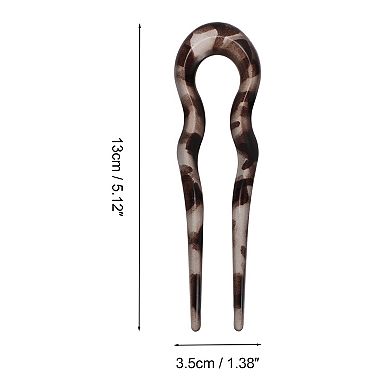 Grace U-shaped Hair Pin 5.12"x1.38" for Women 1 Pc