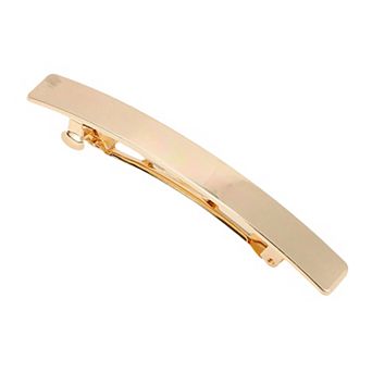 Grace Polished Square Hair Barrettes 1 pc