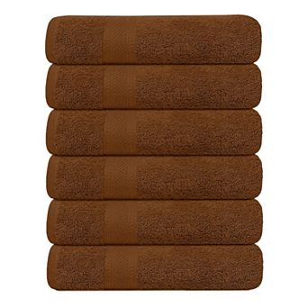 6 Pack Bath Towels Cotton Larger Weight Quicker To Dry Super Soft And Absorbent For Bathroom