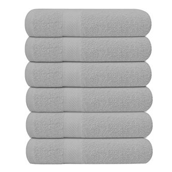 6 Pack Bath Towels Cotton Larger Weight Quicker To Dry Super Soft And Absorbent For Bathroom