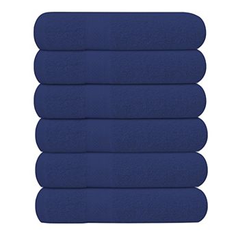 6 Pack Bath Towels Cotton Larger Weight Quicker To Dry Super Soft And Absorbent For Bathroom