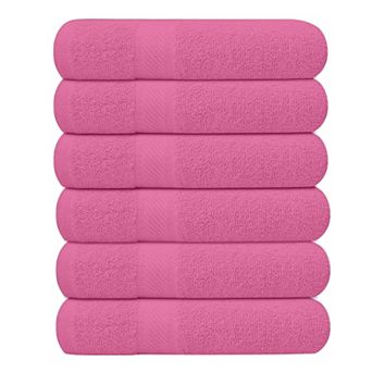 6 Pack Bath Towels Cotton Larger Weight Quicker To Dry Super Soft And Absorbent For Bathroom
