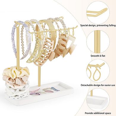 Headband Holder Multifunctional Hair Accessories Organizer Display Hairbands Claw Clips Scrunchie
