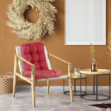 2PCS Waterproof Rocking Chair Cushion Set with Ties