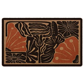 Bohemian-Style Floral Doormat,Suitable For Indoor and Outdoor Entrances