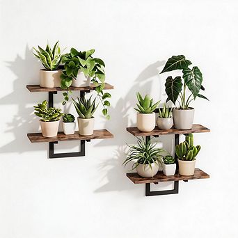 Kaelin Home Floating Shelves for Wall Planters