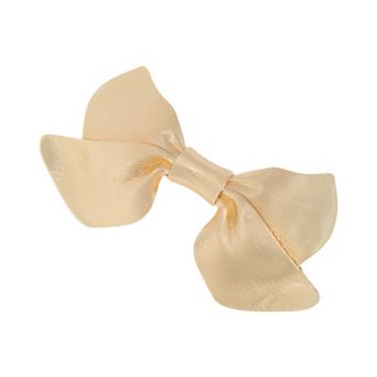 Grace Double Bow Hair Clips for Home Gold Tone 1 pc