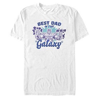 Men's Marvel Father's Day Thanos Best Dad In The Galaxy Graphic Tee