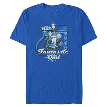 Men's Marvel Father's Day Reed Richards One Fantastic Dad Graphic Tee