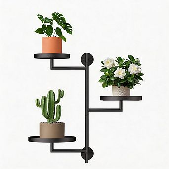 Kaelin Home Window Rotating Plant Stand Shelf