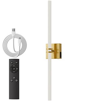 POWLIG 30-Inch Modern Wall Sconce, Dimmable LED Light for Bedroom, Living Room