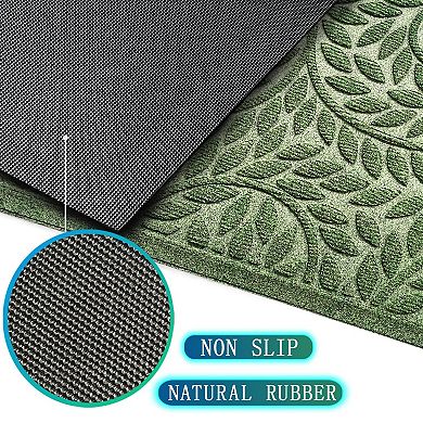Front Door Mat, Made of Durable Rubber, Non-Slip and Water-Absorbent