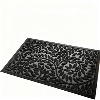 Front Door Mat, Made of Durable Rubber, Non-Slip and Water-Absorbent