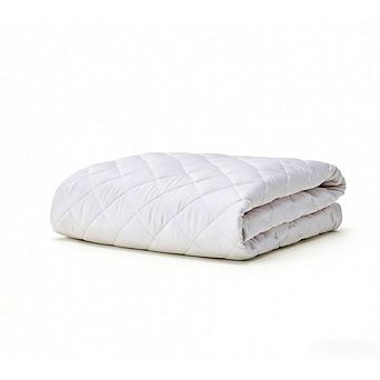 Great Ambitions Queen Quilted Mattress Pad, 60x80" Breathable, Washable Topper & Protector,White