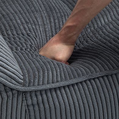 Comfy Corduroy Bean Bag Chair Lazy Sofa for All Ages