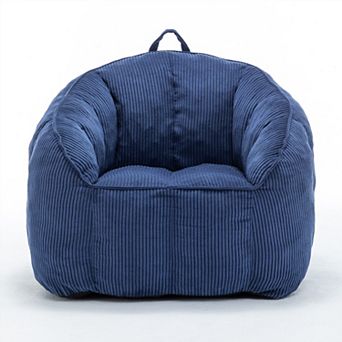 Comfy Corduroy Bean Bag Chair Lazy Sofa for All Ages