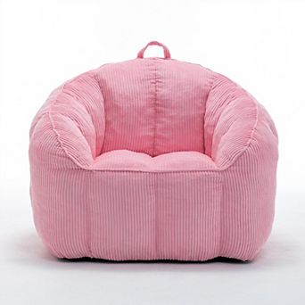 Comfy Corduroy Bean Bag Chair Lazy Sofa for All Ages