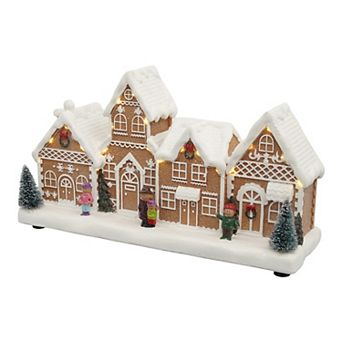 Crosslight LED Gingerbread Town Table Decor