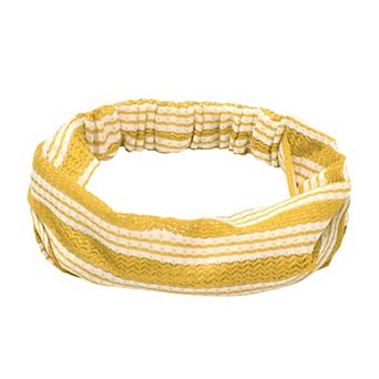 Stripes Wide Fabric Headband for Women 1 pc
